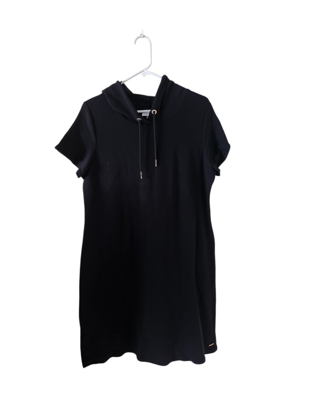 Calvin Klein Black Hooded Dress